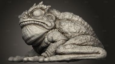 Гигантская жаба 3d stl модель для ЧПУ