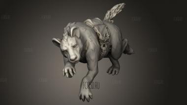 Верхом на Гиене-Гоблине 3d stl модель для ЧПУ