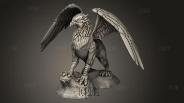 Гриффин 3d stl модель для ЧПУ