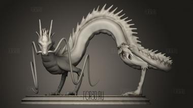 Хаку из фильма Унесенные призраками 3d stl модель для ЧПУ