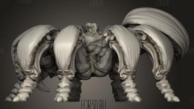 Тыквенный паук на Хэллоуин 3d stl модель для ЧПУ