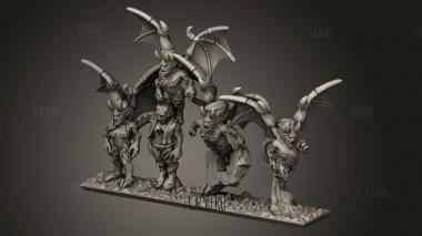 Гарпии 3d stl модель для ЧПУ