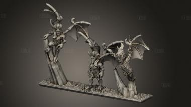 Гарпии 3d stl модель для ЧПУ