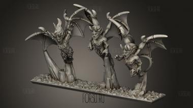 Гарпии 3d stl модель для ЧПУ