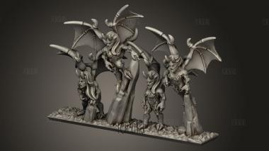 Гарпии 3d stl модель для ЧПУ