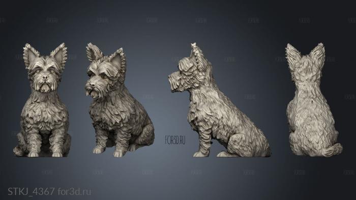 harvey yorkshire terrier stl model for CNC