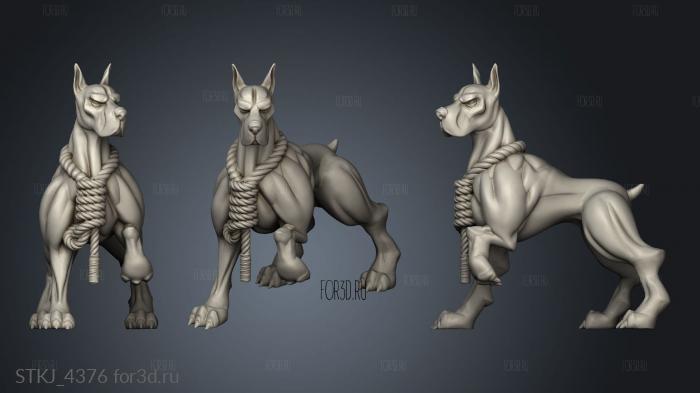 Hawkers Thamarai Dogs Doberman stl model for CNC