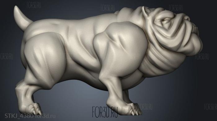 Hawkers Thamarai Dogs Pug stl model for CNC