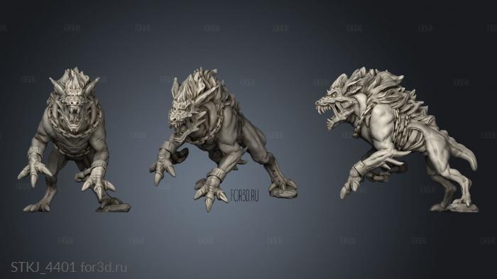 HellHound Hellhounds stl model for CNC