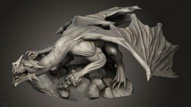 Герои Звери дракон 3d stl модель для ЧПУ