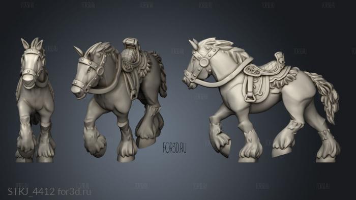 heros Horse stl model for CNC