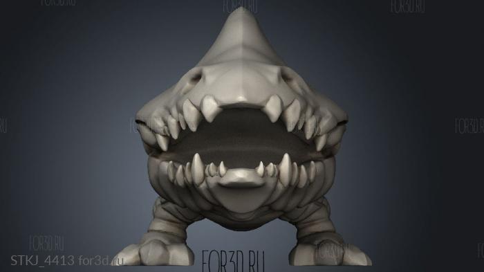 heros Landshark stl model for CNC