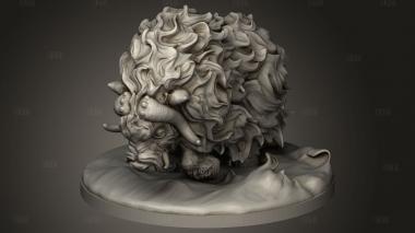 Бык Хогарта 3d stl модель для ЧПУ