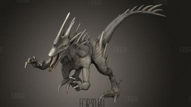 Гибридный Хищник 3d stl модель для ЧПУ