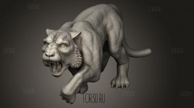 Растягивание Голов Тигра 3d stl модель для ЧПУ