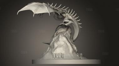 Невозможный Дракон 3d stl модель для ЧПУ