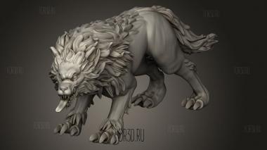 Звери волчьи 3d stl модель для ЧПУ