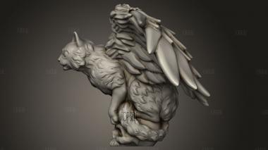 Знакомый кот Трессым 3d stl модель для ЧПУ