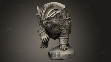 Железноклювый Совенок 3d stl модель для ЧПУ