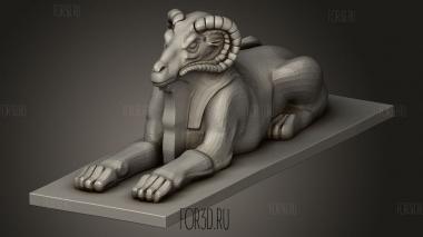 Сфинкс-Шакал 3d stl модель для ЧПУ