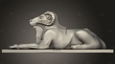 Сфинкс-Шакал 3d stl модель для ЧПУ