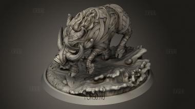 Бородавочник клана Вотангар 3d stl модель для ЧПУ