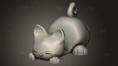 Брелок-Подставка Для Смартфона cat 3d stl модель для ЧПУ