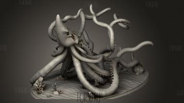 Королевство Глубин И Ка Гот Кракен 3d stl модель для ЧПУ