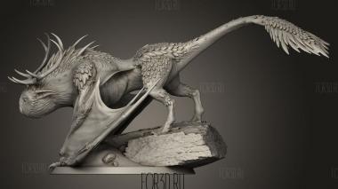 Кипайн на скале 3d stl модель для ЧПУ