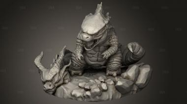 Конг и Годзилла 3d stl модель для ЧПУ