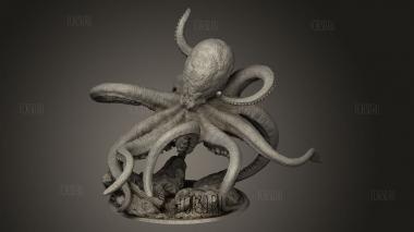 Корабль Кракена разрезан 3d stl модель для ЧПУ
