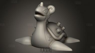 Лапрас 3d stl модель для ЧПУ