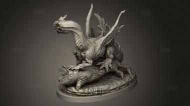 Нога 3d stl модель для ЧПУ
