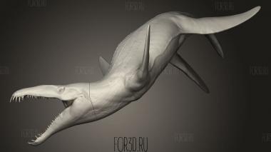Лиоплевродон 3d stl модель для ЧПУ