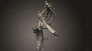 Лейтенант Авантюристов Ранжировал сову Гильдии Дэна Келли 3d stl модель для ЧПУ