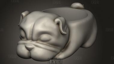 Измерение Собаки 3d stl модель для ЧПУ