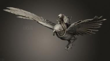 Установлен Взлет Сороки 3d stl модель для ЧПУ