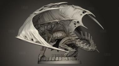 Злобный Драколич 3d stl модель для ЧПУ