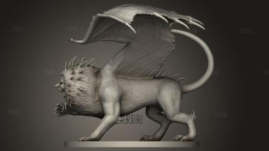 Мантикора земная 3d stl модель для ЧПУ