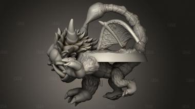 Мантикора 3d stl модель для ЧПУ