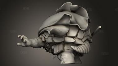 Черепахи Мануэля Бориаса голые 3d stl модель для ЧПУ