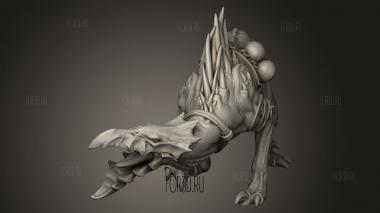 Чудовищная гончая 3d stl модель для ЧПУ