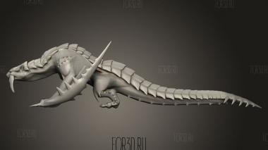 Монстр бариот 3d stl модель для ЧПУ
