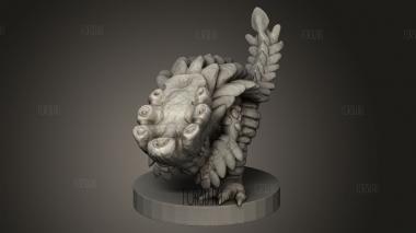 Чудовищный Диаблос С Поправкой на 3d stl модель для ЧПУ