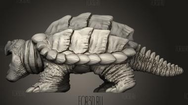 Одна Щелкающая Черепаха 3d stl модель для ЧПУ