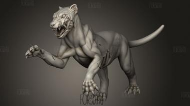 Звери 3d stl модель для ЧПУ