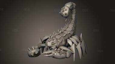 Разброс местности Sco ion 3d stl модель для ЧПУ