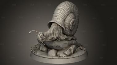 Маленькая Улитка 3d stl модель для ЧПУ