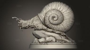 Маленькая Улитка 3d stl модель для ЧПУ