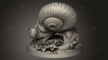 Маленькая Улитка 3d stl модель для ЧПУ